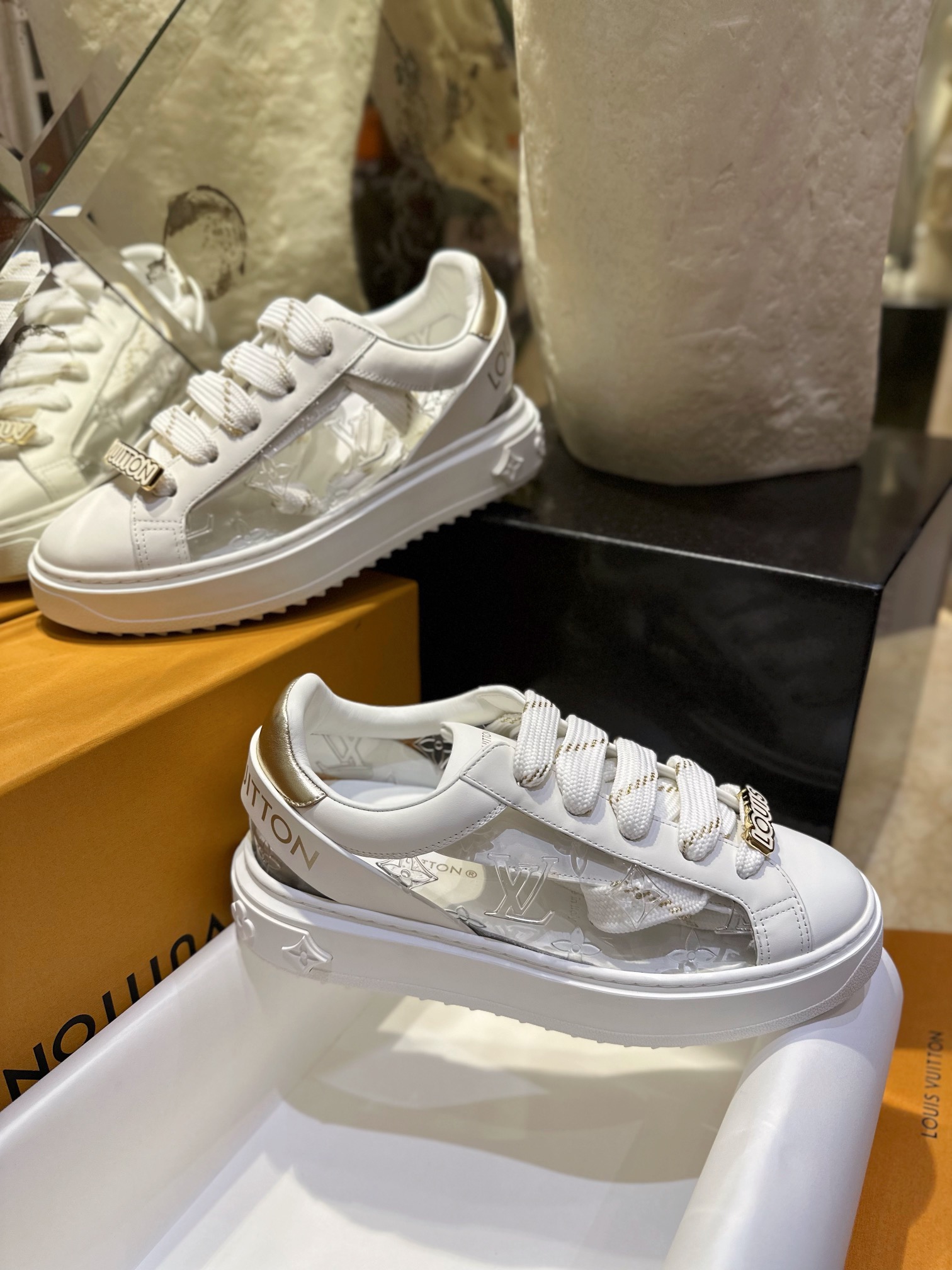 LV Time Out Transparent Film Sneakers