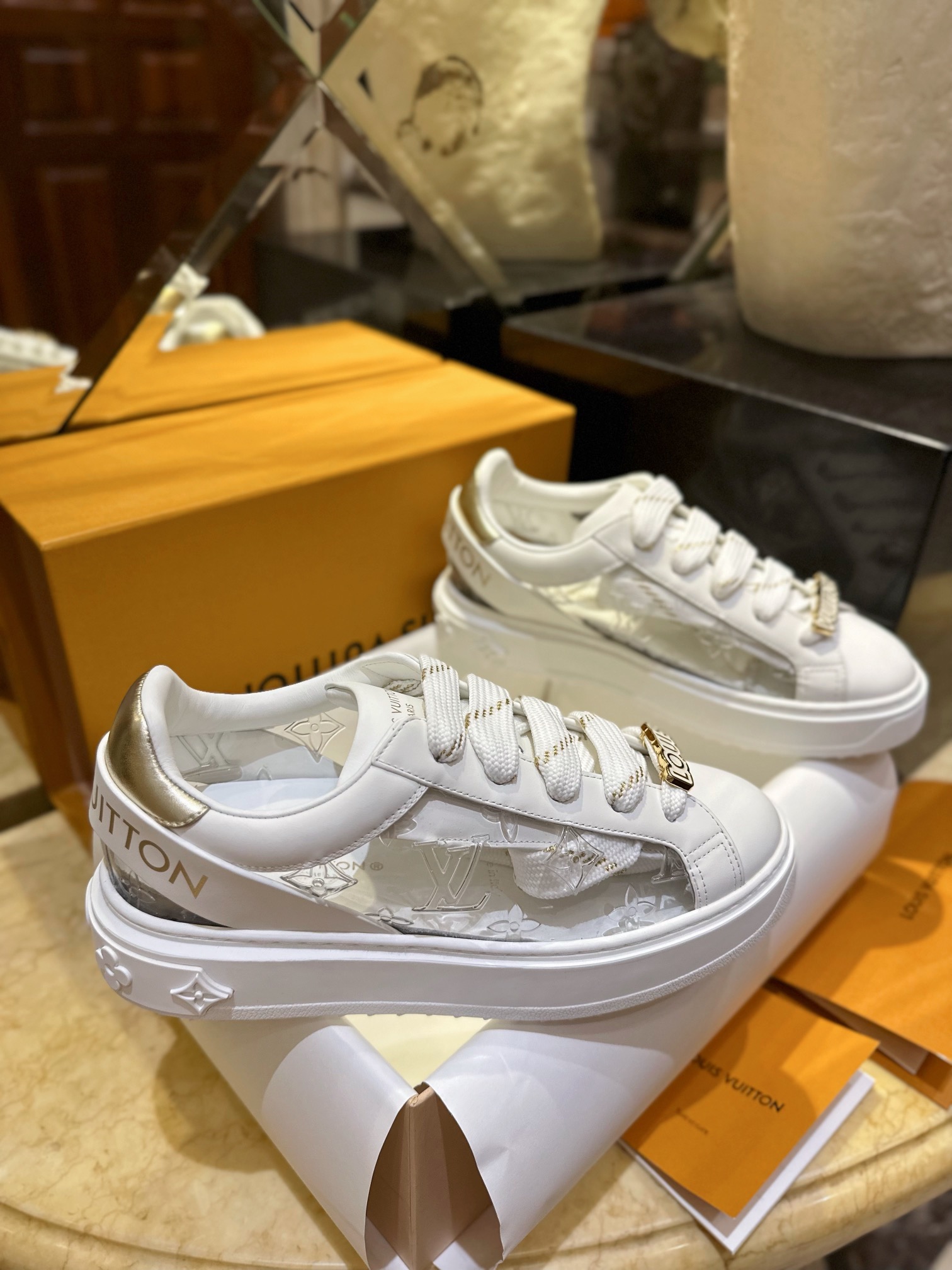 LV Time Out Transparent Film Sneakers