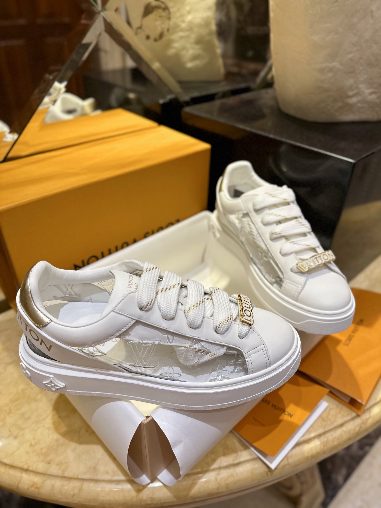 LV Time Out Transparent Film Sneakers