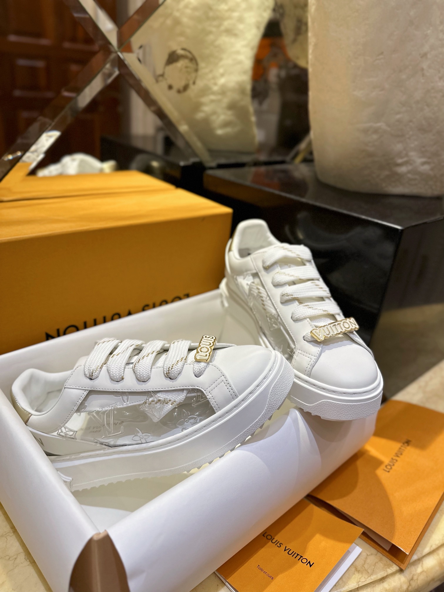 LV Time Out Transparent Film Sneakers