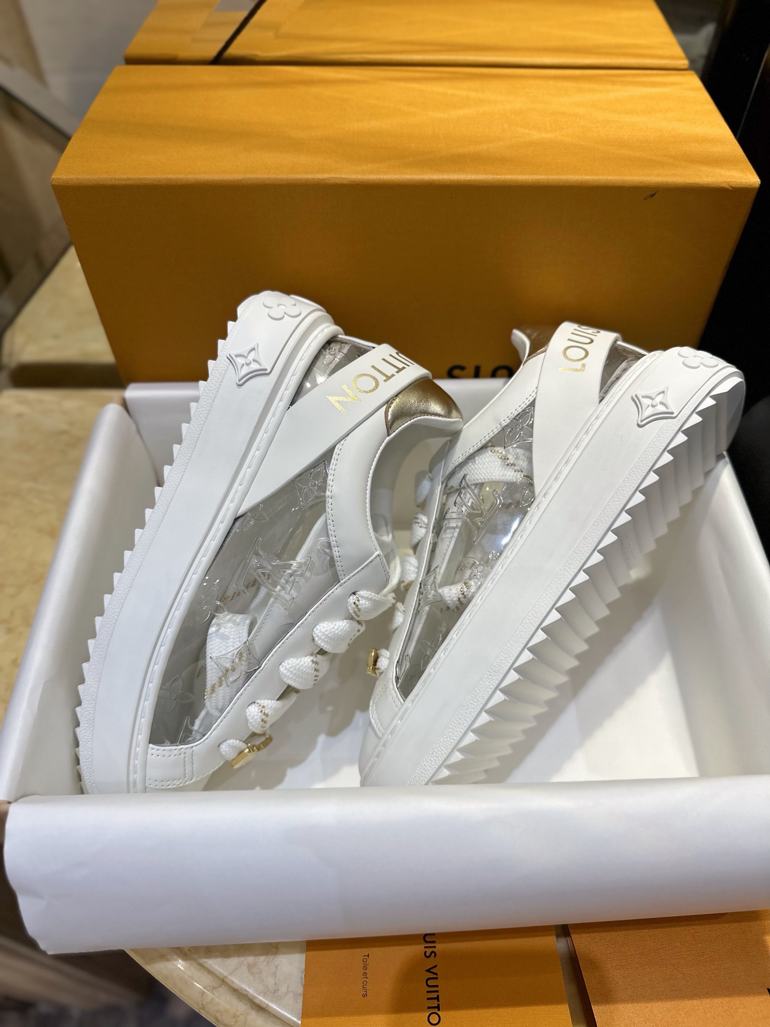 LV Time Out Transparent Film Sneakers