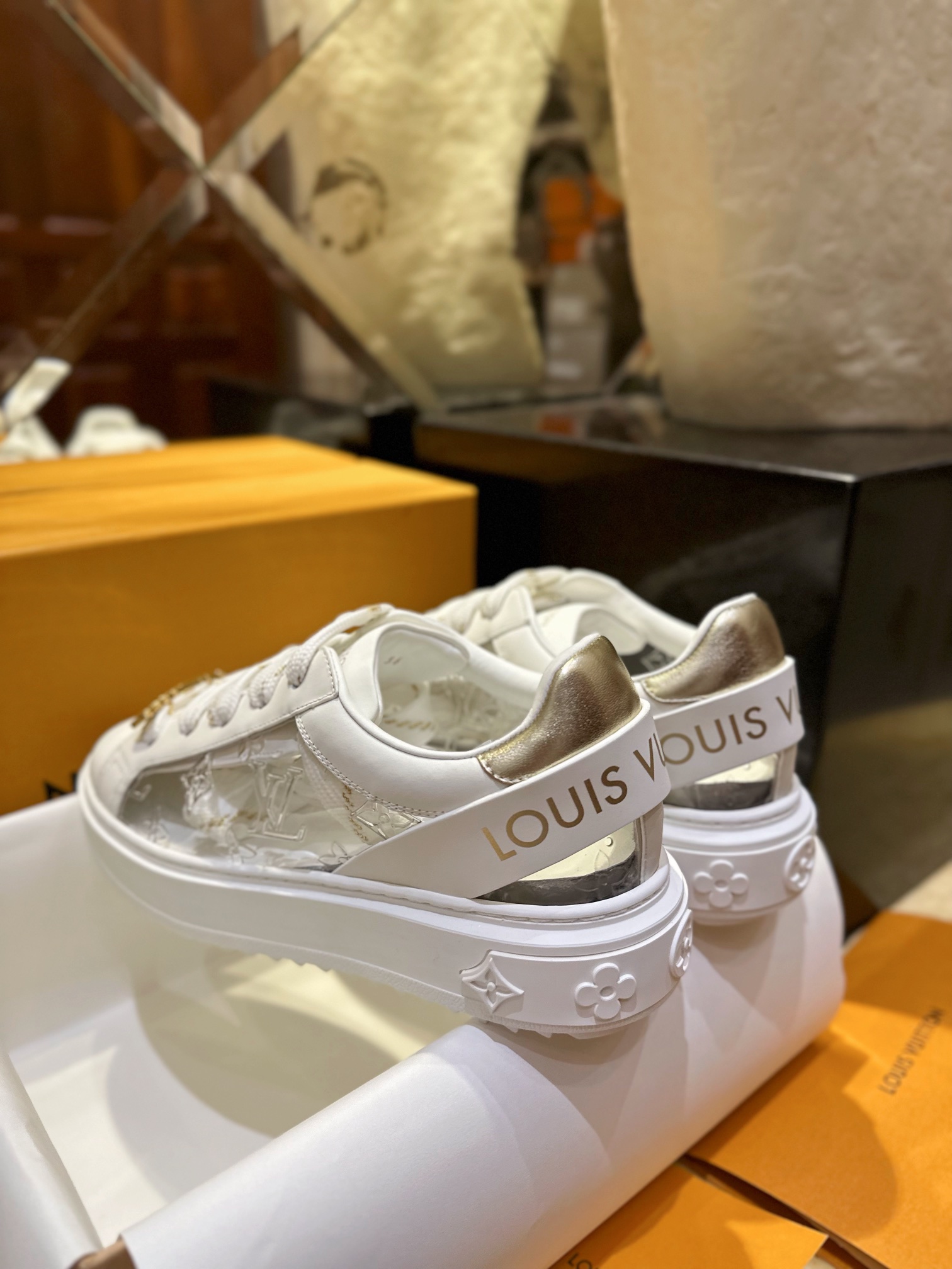 LV Time Out Transparent Film Sneakers