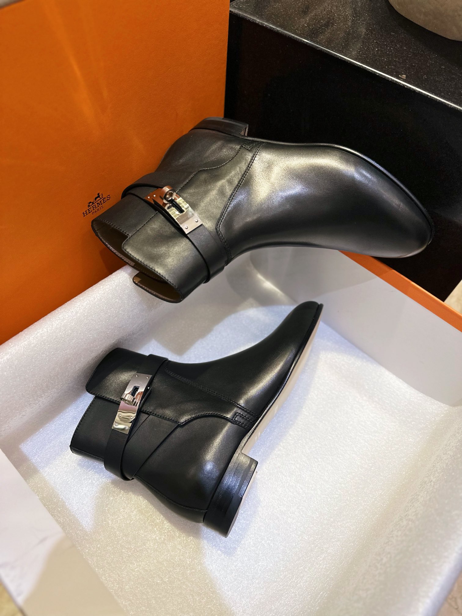 Hermes Classic Kelly Ankle Boots