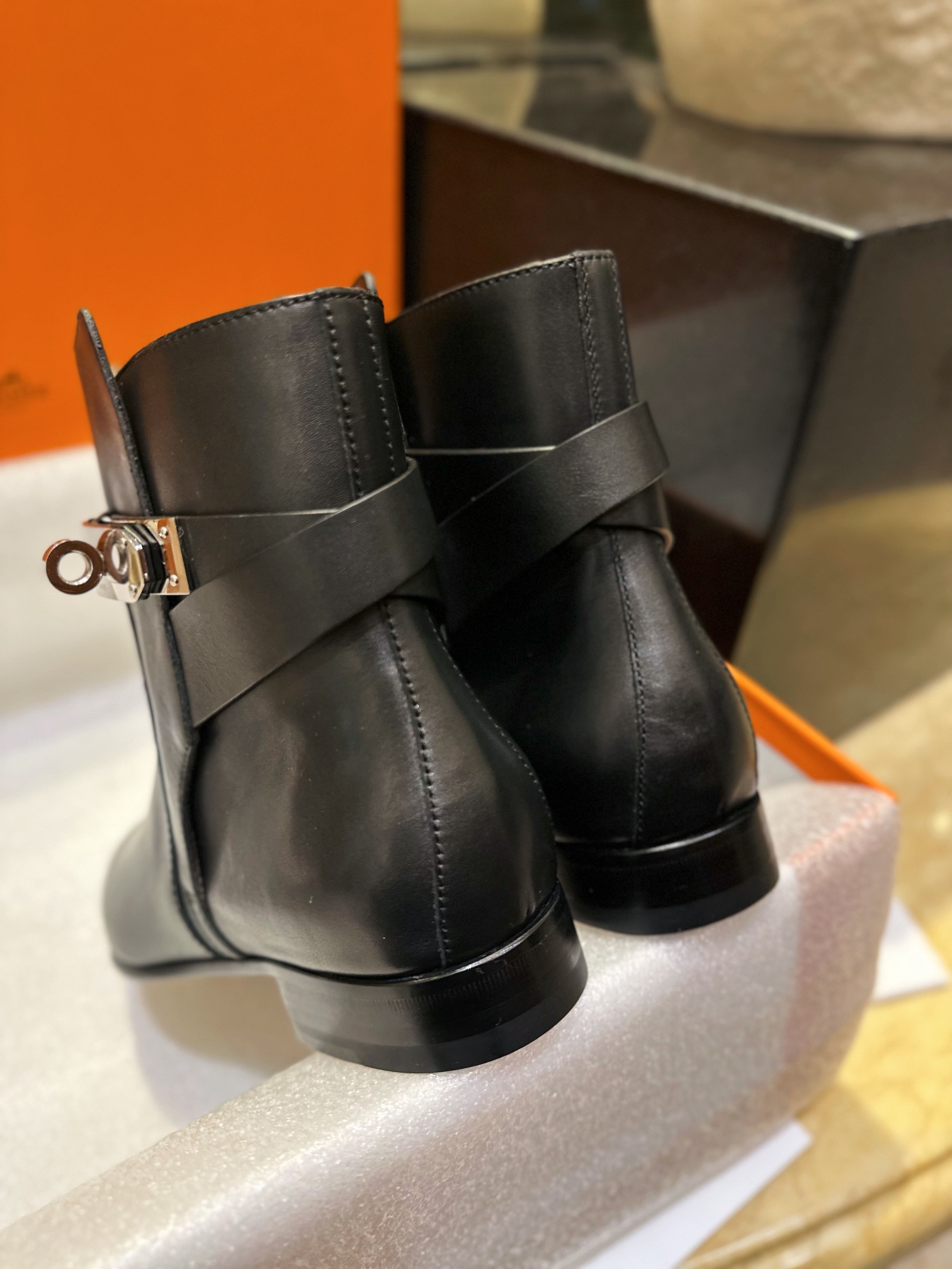 Hermes Classic Kelly Ankle Boots