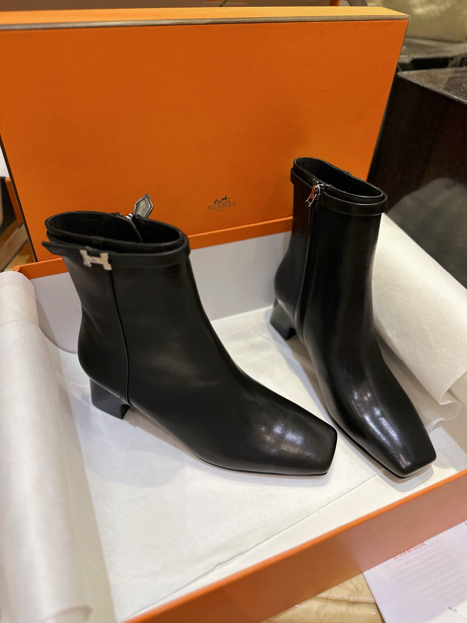 Hermes Hommage Lace-up Boots