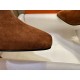 Hommage Lingfeng Grass Brown Lace-up Boots