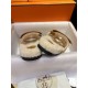 Hermes chypre Wool Slides with Lamb Wool Lining