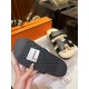 Hermes chypre Wool Slides with Lamb Wool Lining