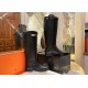 Hermes Classic Black Silver Kelly Knee-High Boots