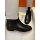 Hermes Kelly Button Canvas Patchwork Knee-High Boots