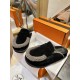 Hermes Boken Wool Slides