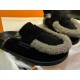 Hermes Boken Wool Slides