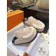 Hermes Boken Wool Slides