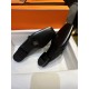 Hermes Groupie Goat Leather Mule Slides