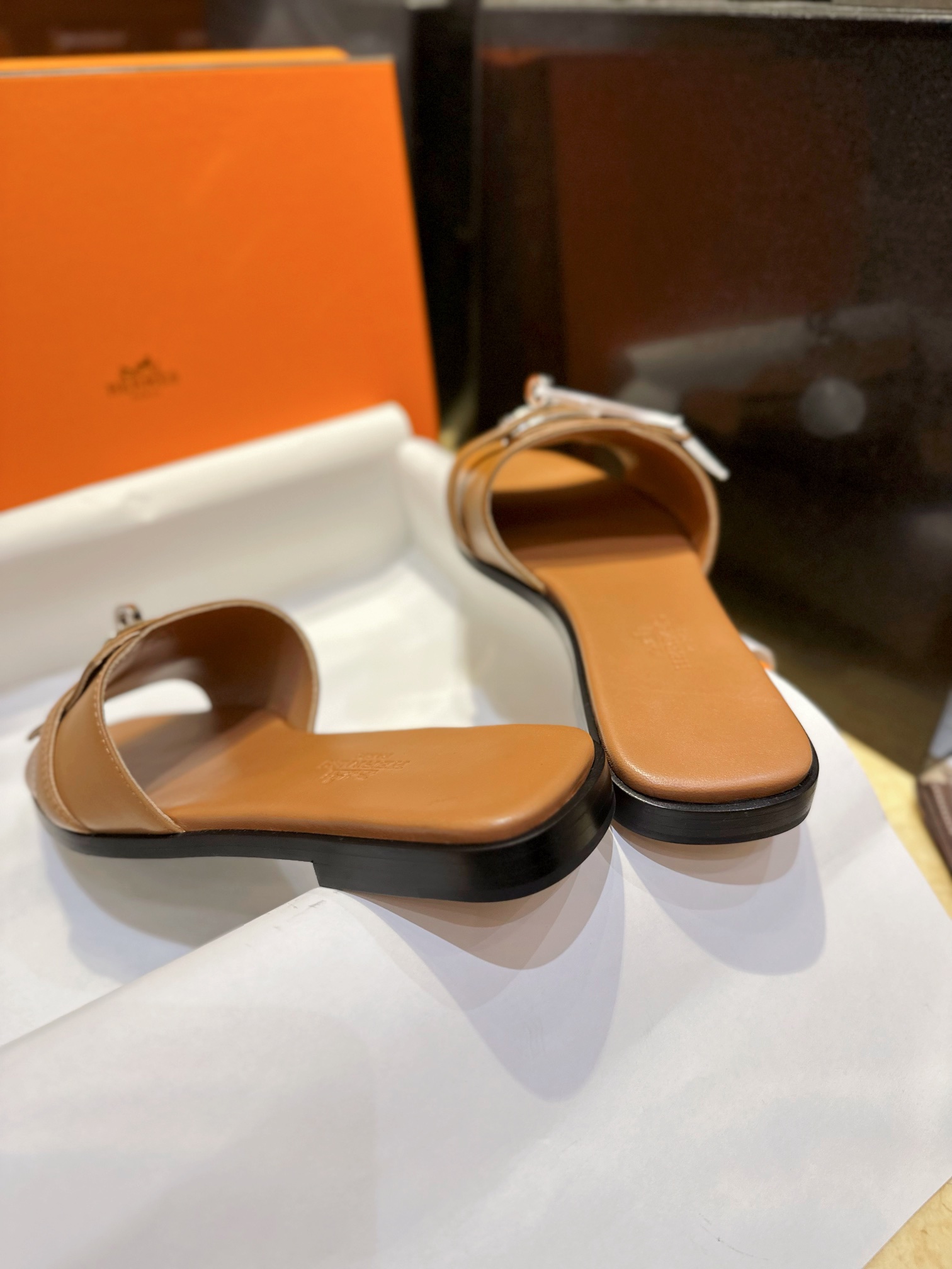 Hermes Kelly Slippers