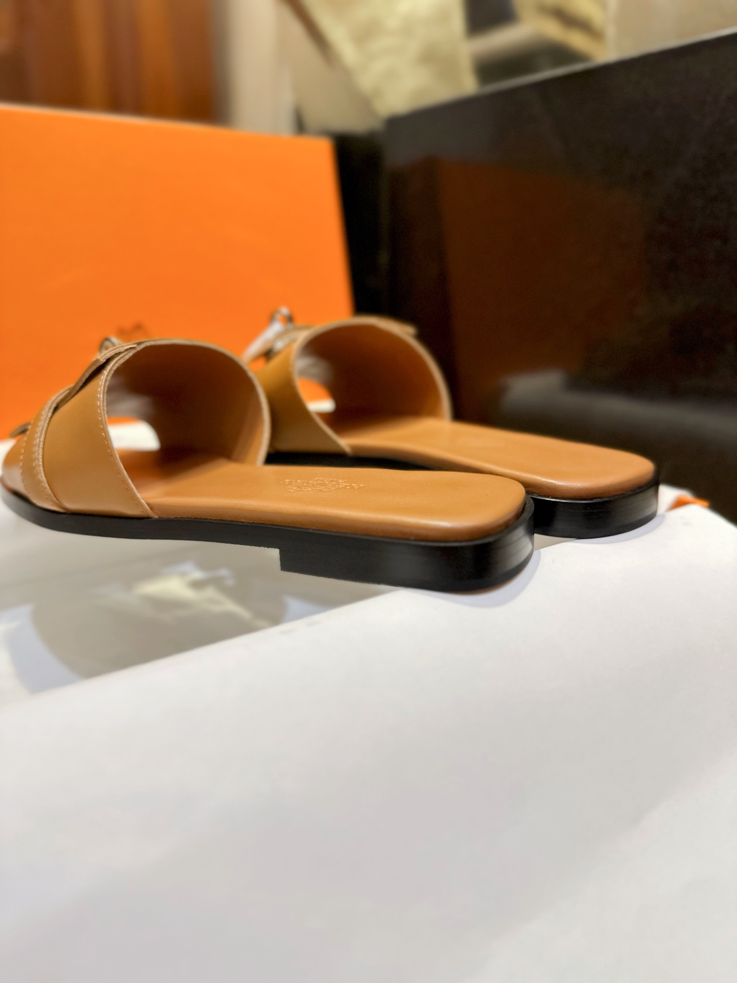 Hermes Kelly Slippers