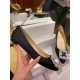 Manolo Blahnik Black Silk White Crystal Flat Shoes