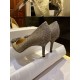 Manolo Blahnik Graceful Diamond Buckle High Heels