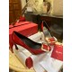 Roger Vivier 7cm Short Toe TP + Elegant Gold Buckle, Bell High Heel Single Shoes