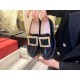 Roger Vivier Water Diamond Patent Leather Loafers, Shiny Black Super Soft Calf Patent Leather, Vacuum Plating 18K Elegant Buckle, Fully Inlaid with Diamonds