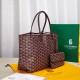 GOYARD Teto Shopping Bag Set with Parent-child Pouches, Hand-stitched with Locking Threads, Fabric Fresh and Soft, Medium Size, 47cm