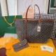 GOYARD Saint Louis Shopping Bag Set with Parent-child Pouches, Hand-stitched with Locking Threads, Fabric Fresh and Soft, Medium Size, 57cm