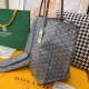 GOYARD Saint Louis Shopping Bag Set with Parent-child Pouches, Hand-stitched with Locking Threads, Fabric Fresh and Soft, Medium Size, 57cm