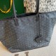 Goyard Aniou Double-sided Shopping Bag, Featuring Reversible Design with Leather and "Goyardine" Canvas Options, Dimensions: 30×14×25cm