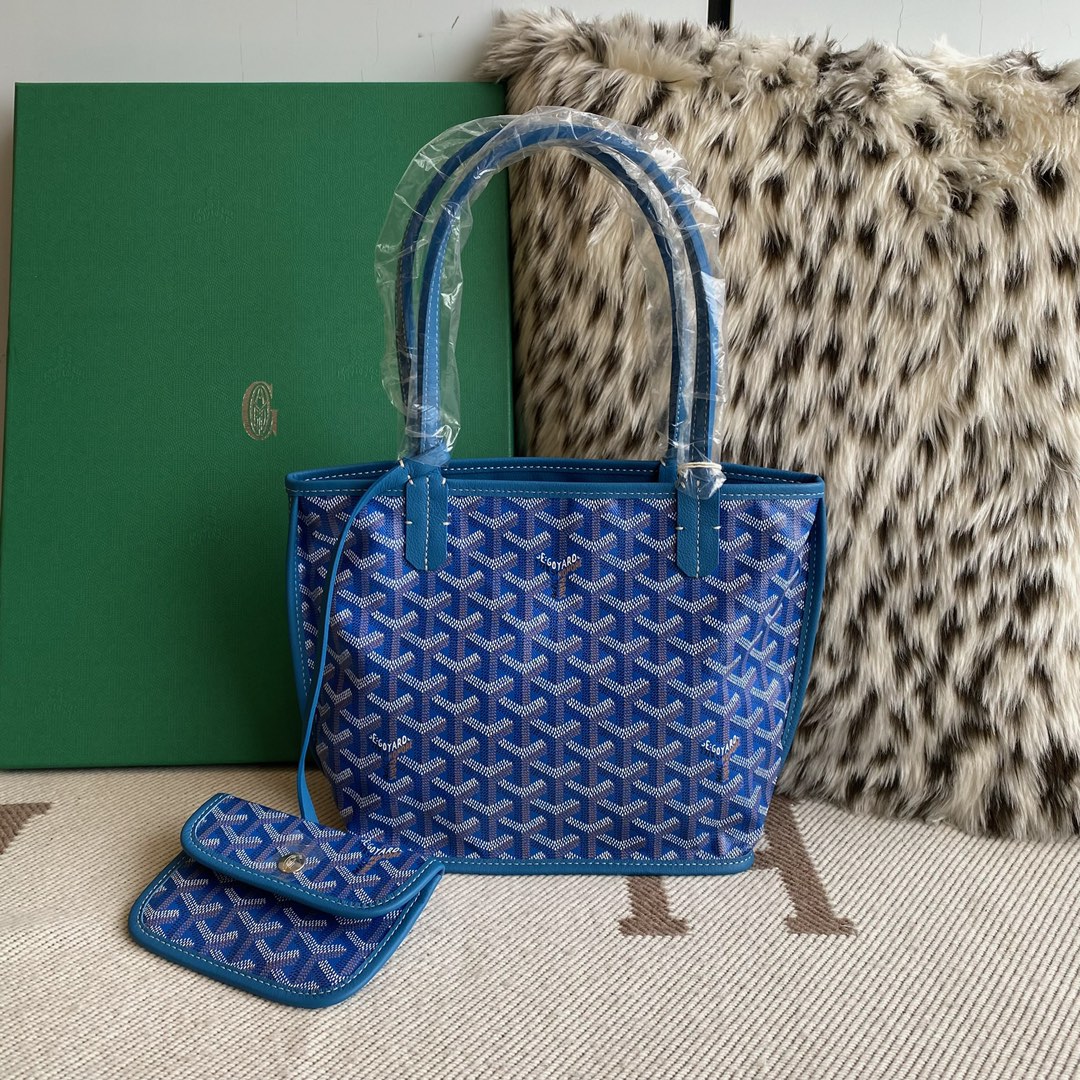 Goyard Classic Anjou Mini Tote Shopping Bag, Size: Top Opening 28cm, 20*20*10cm