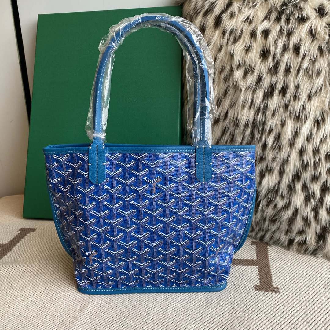 Goyard Classic Anjou Mini Tote Shopping Bag, Size: Top Opening 28cm, 20*20*10cm