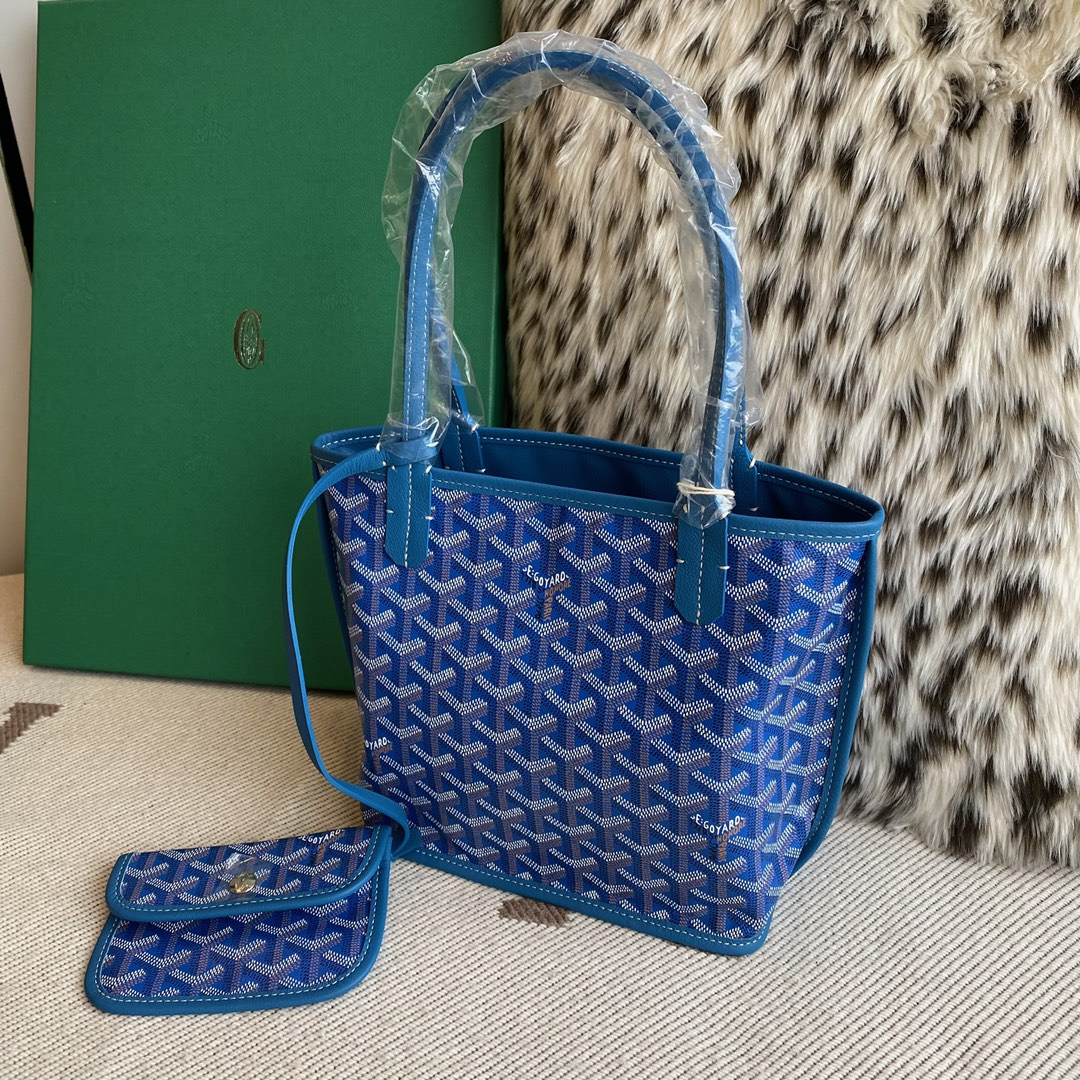 Goyard Classic Anjou Mini Tote Shopping Bag, Size: Top Opening 28cm, 20*20*10cm