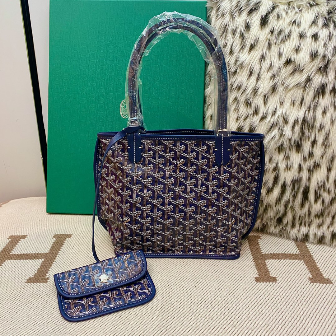 Goyard Classic Anjou Mini Tote Shopping Bag, Size: Top Opening 28cm, 20*20*10cm