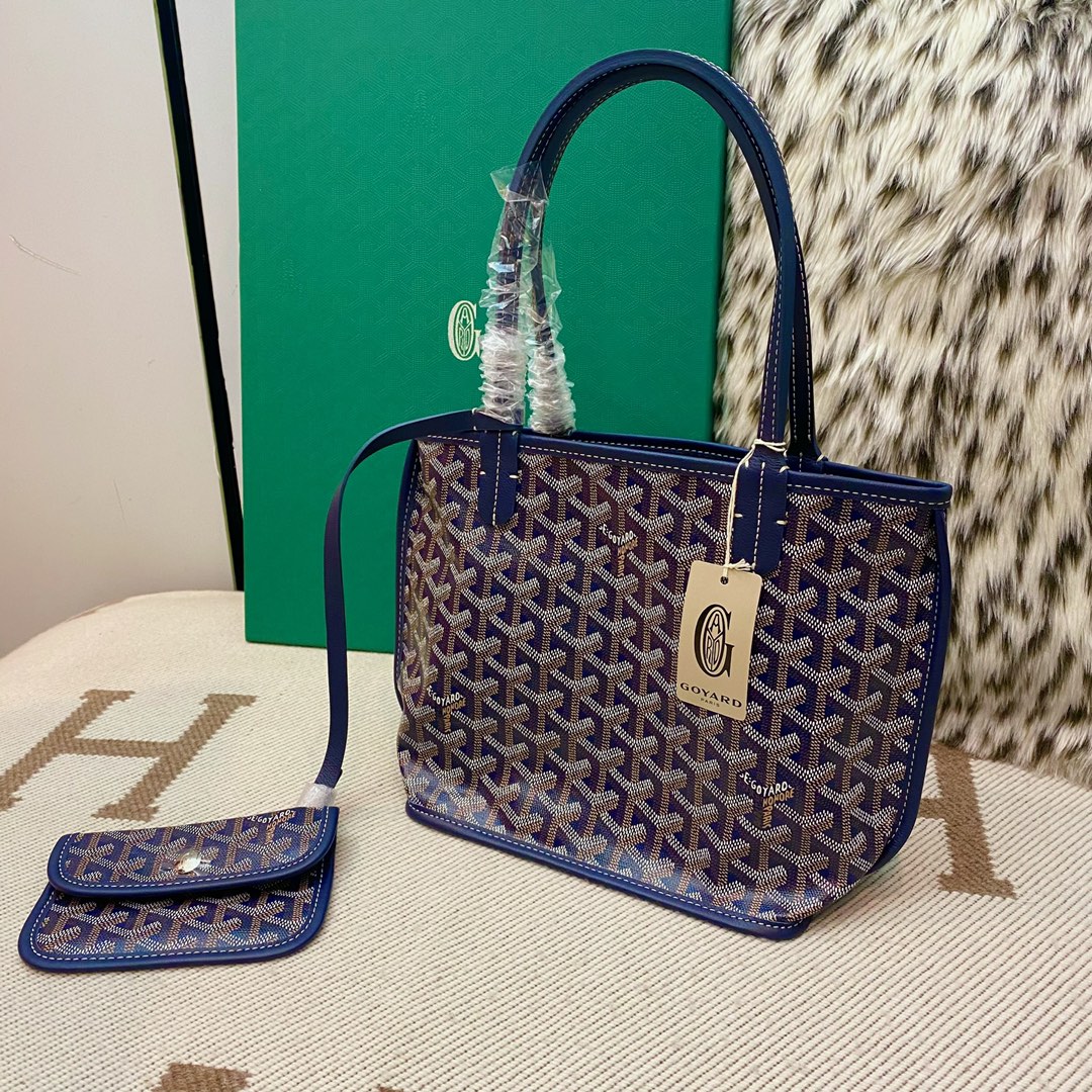 Goyard Classic Anjou Mini Tote Shopping Bag, Size: Top Opening 28cm, 20*20*10cm