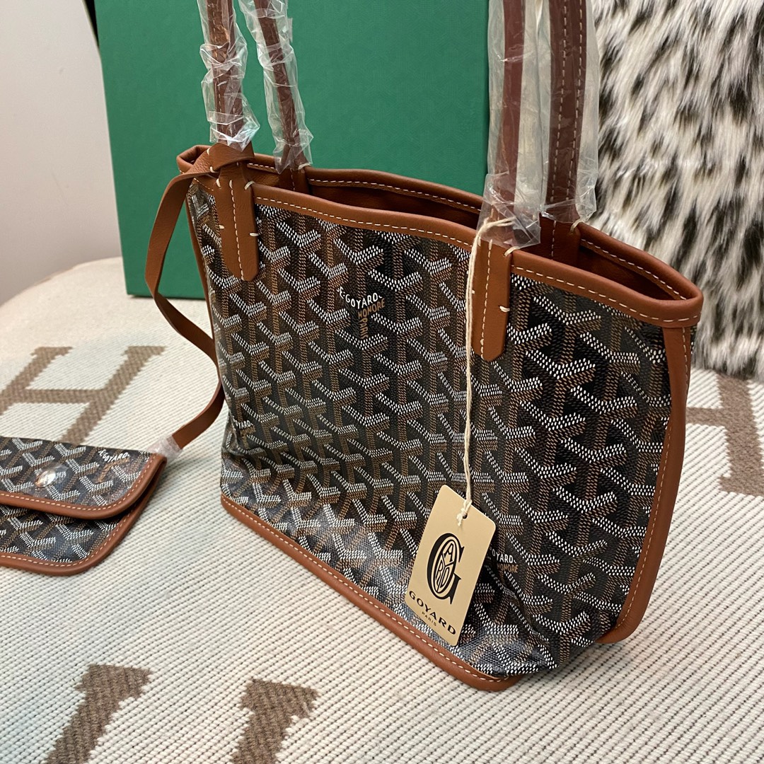 Goyard Classic Anjou Mini Tote Shopping Bag, Size: Top Opening 28cm, 20*20*10cm