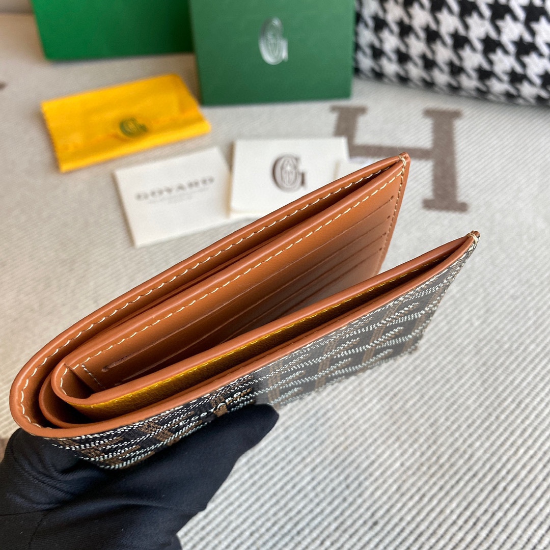 Goyard Wallet, Featuring Practical Internal Structure and Classic Design Paired with Exquisite Handcraft, 12cm