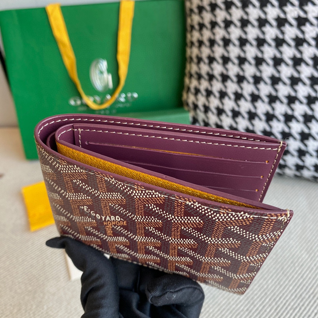 Goyard Wallet, Featuring Practical Internal Structure and Classic Design Paired with Exquisite Handcraft, 12cm