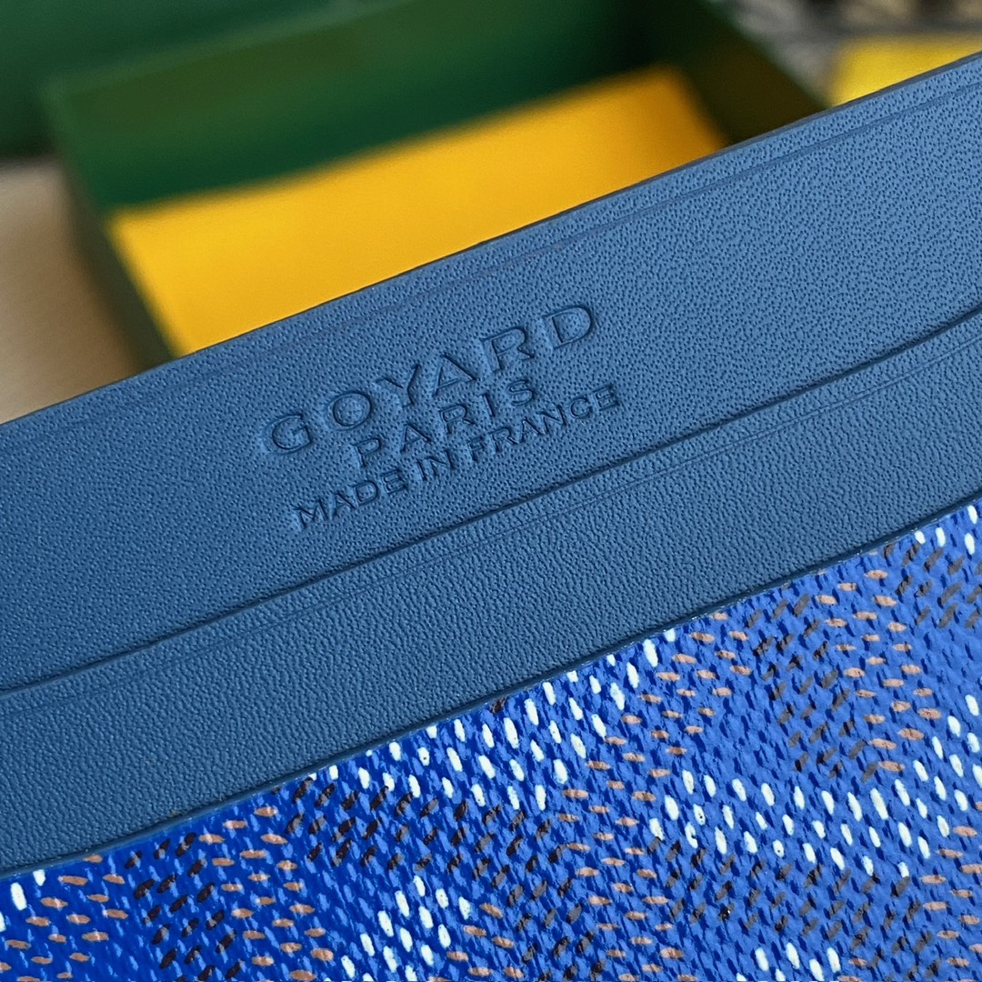 Goyard Double-sided Cardholder, 4 Card Slots, with a Middle Compartment, Size: 10.5×7.5cm