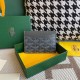 Goyard Double-sided Cardholder, 4 Card Slots, with a Middle Compartment, Size: 10.5×7.5cm