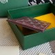 Goyard Double-sided Cardholder, 4 Card Slots, with a Middle Compartment, Size: 10.5×7.5cm