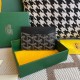 Goyard Double-sided Cardholder, 4 Card Slots, with a Middle Compartment, Size: 10.5×7.5cm