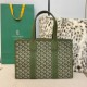 Goyard Villette Tote Bag in Khaki Green/Olive Green, Size: 38x27x13cm