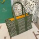 Goyard Villette Tote Bag in Khaki Green/Olive Green, Size: 38x27x13cm