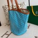 Goyard Double-sided Canvas Shopping Bag with Patchwork Logo, Beach Bag, Single Shoulder Handbag for Women, Size: 57*27*35cm