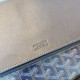 Goyard Sainte Marie Clutch, featuring a double-sided flap design with Goyardine canvas flap, two exterior patch pockets, and one large-sized zippered compartment. Size: 30X2X20cm