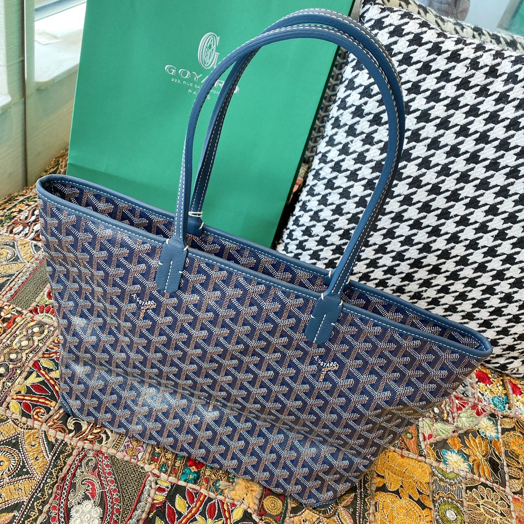 Goyard Artois Small Tote Bag, Classic color scheme, canvas fabric with a refreshing scent, exquisite craftsmanship, Size: 30×14×25cm. 