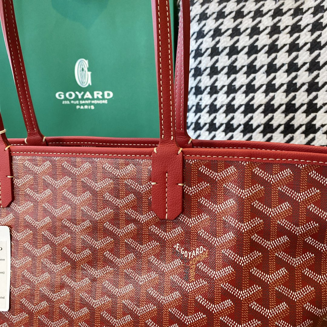 Goyard Artois Small Tote Bag, Classic color scheme, canvas fabric with a refreshing scent, exquisite craftsmanship, Size: 30×14×25cm. 