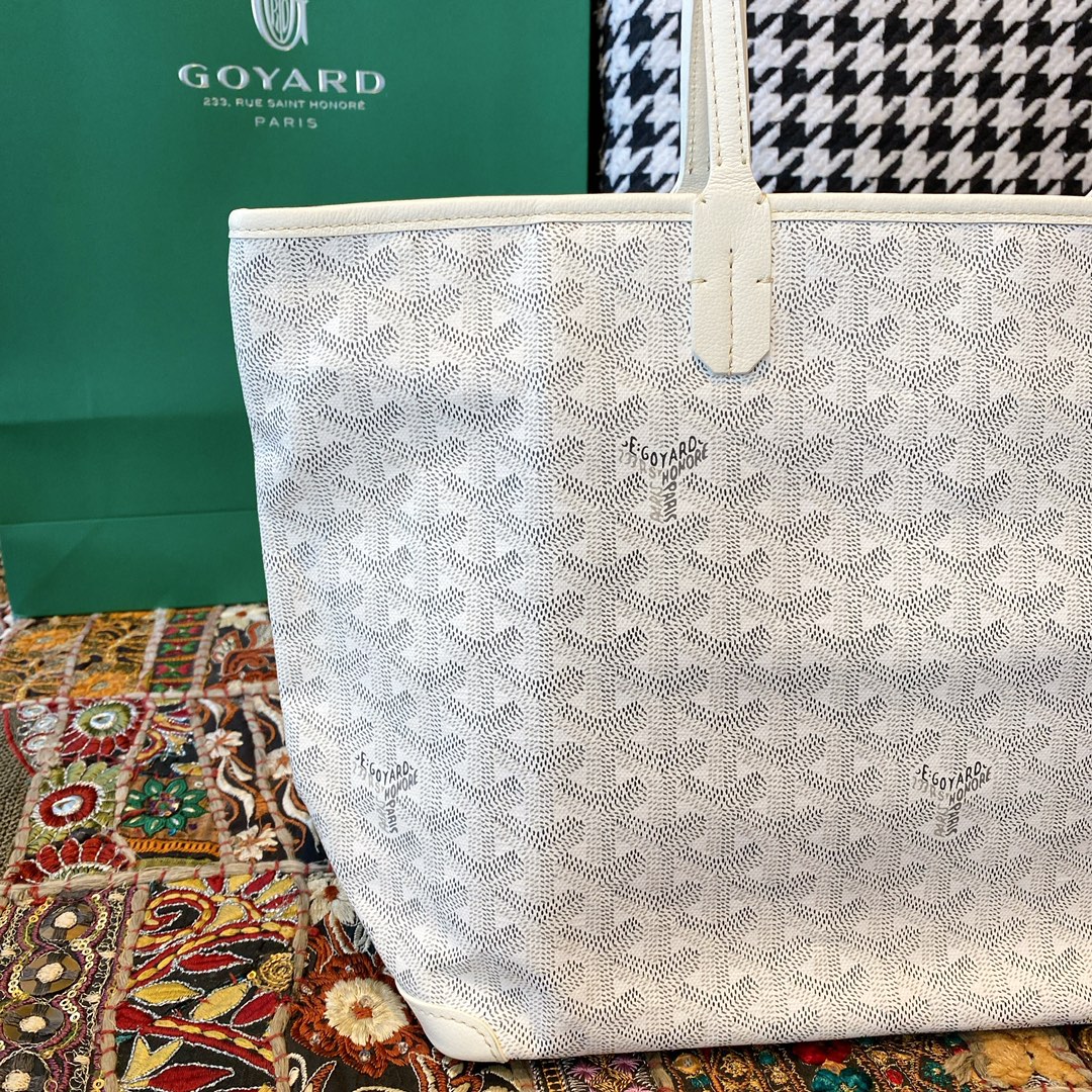 Goyard Artois Small Tote Bag, Classic color scheme, canvas fabric with a refreshing scent, exquisite craftsmanship, Size: 30×14×25cm. 