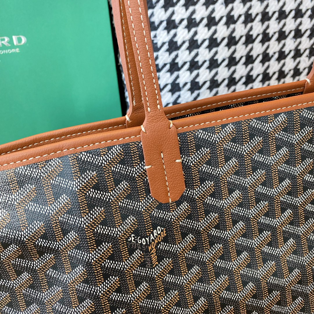 Goyard Artois Small Tote Bag, Classic color scheme, canvas fabric with a refreshing scent, exquisite craftsmanship, Size: 30×14×25cm. 