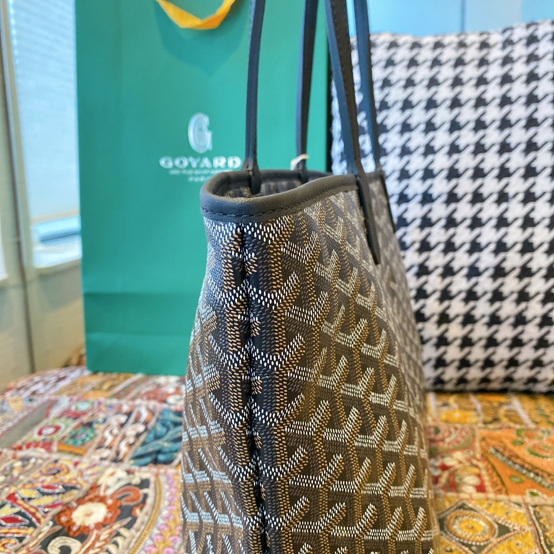 Goyard Artois Small Tote Bag, Classic color scheme, canvas fabric with a refreshing scent, exquisite craftsmanship, Size: 30×14×25cm. 