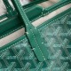 Goyard Isabelle Double-layer Tote Shopping Bag features two large shopping compartments with a magnetic snap closure calfskin divider in the middle, perfect for storing cards and cash for easy access. Size:25*14*35cm. 